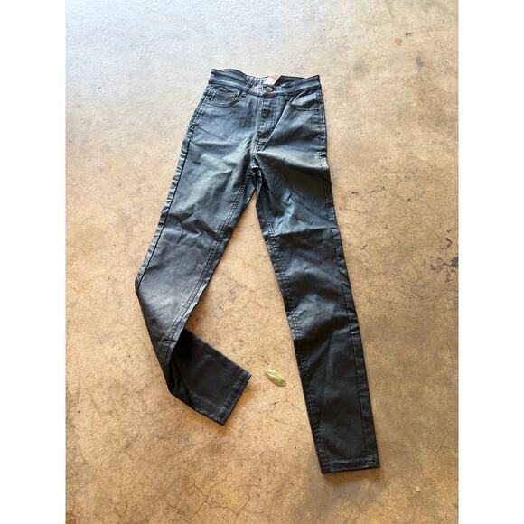 Calzedonia Faux Leather Skinny Jean Legging — NBW (Sleek 1960’s Moto Finish) XS - Picture 1 of 9